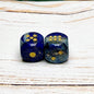 Dès en pierre semi précieuses (lot de 2)