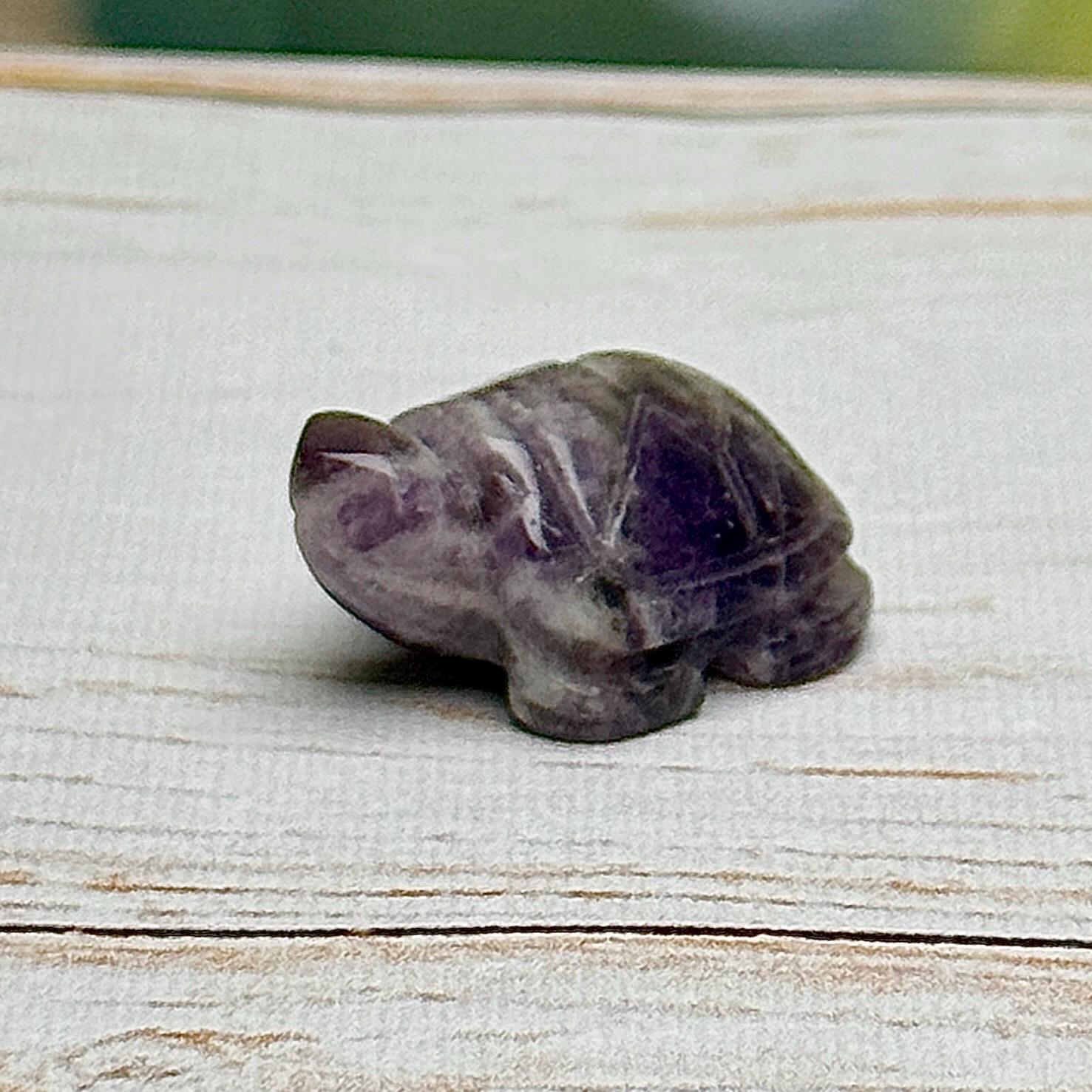 Mini figurine animaux en pierre semi précieuses
