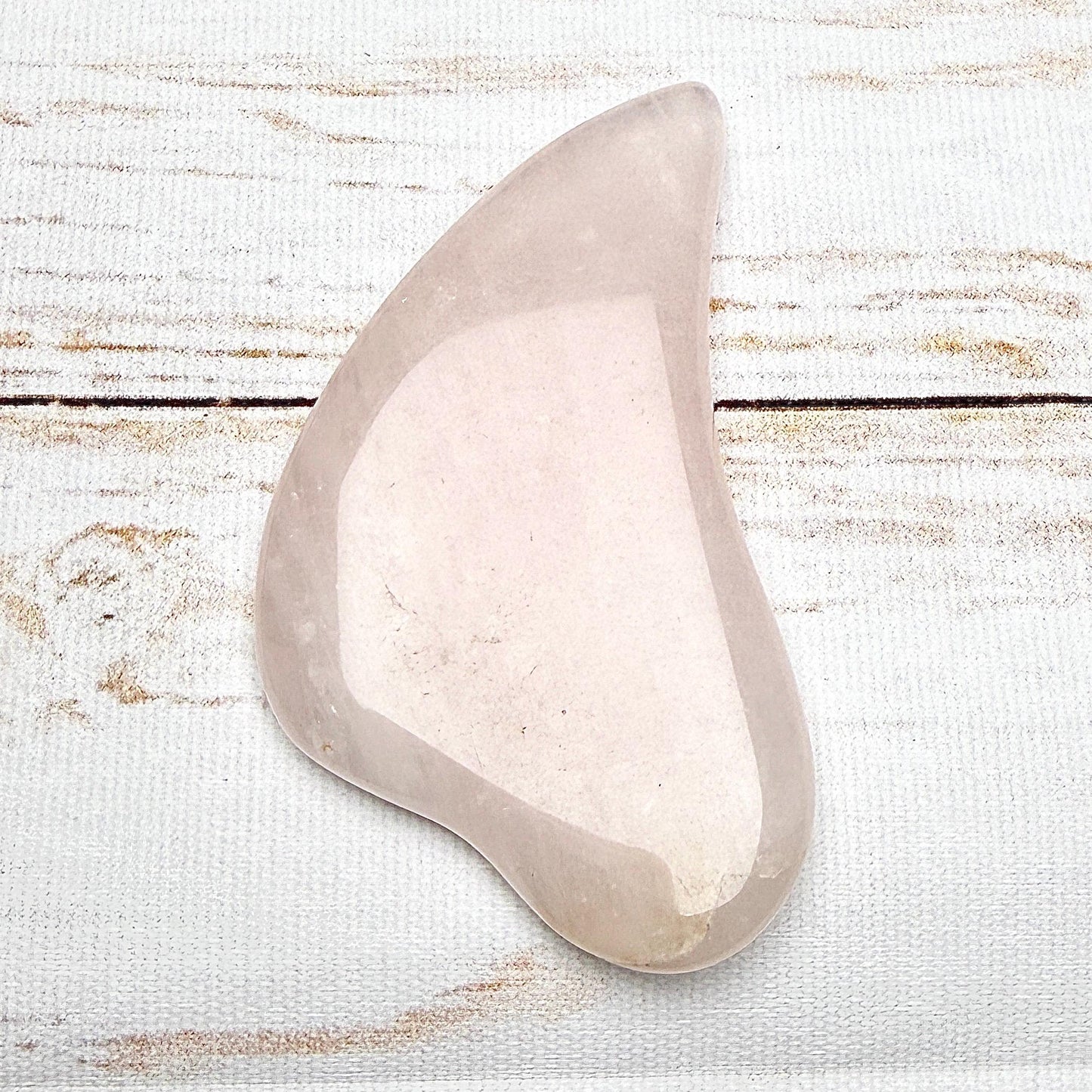 Mini gua sha visage en pierre naturelle semi précieuse