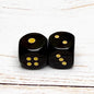 Dès en pierre semi précieuses (lot de 2)
