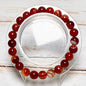Bracelet perles rondes pierre naturelle semi précieuse