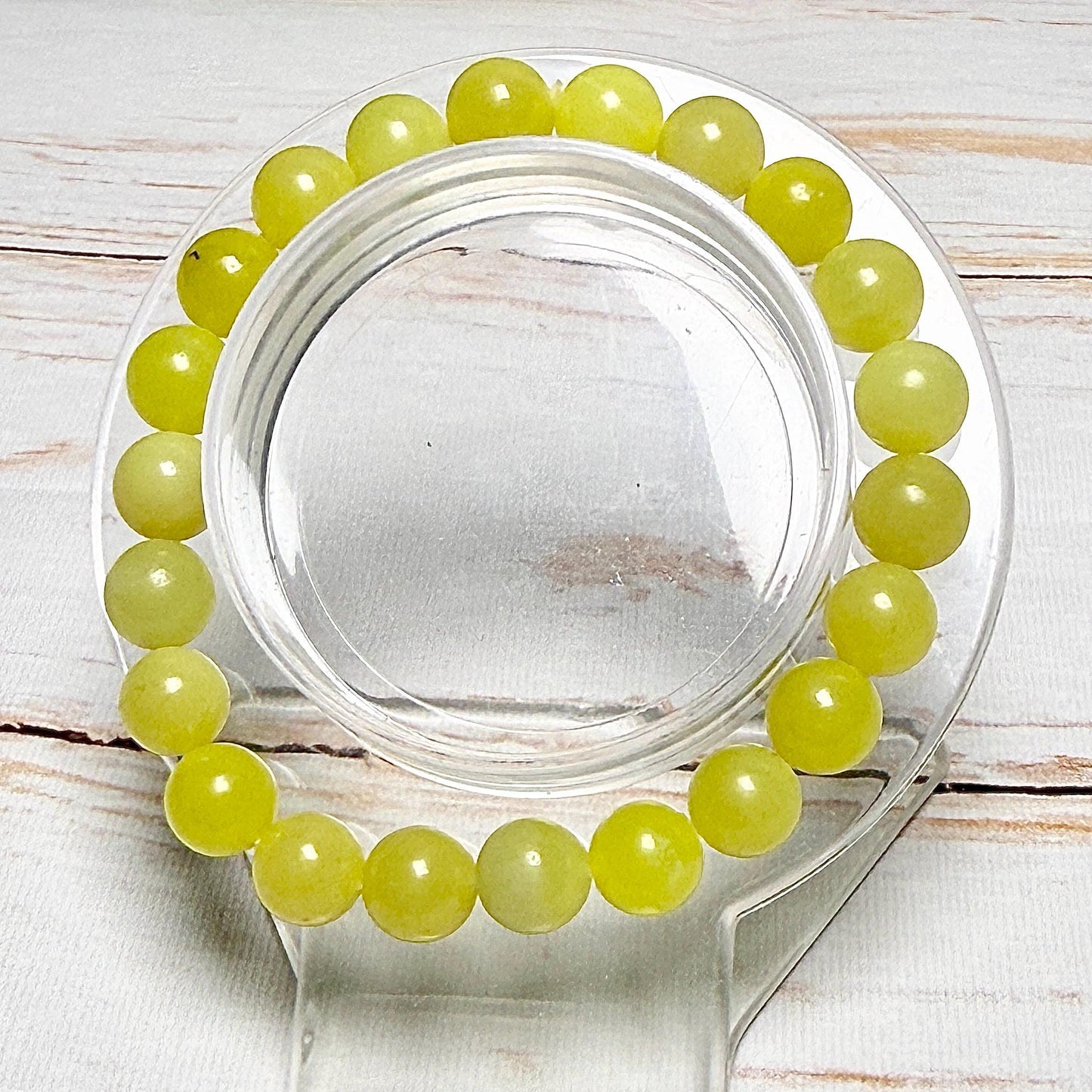 Bracelet perles rondes pierre naturelle semi précieuse