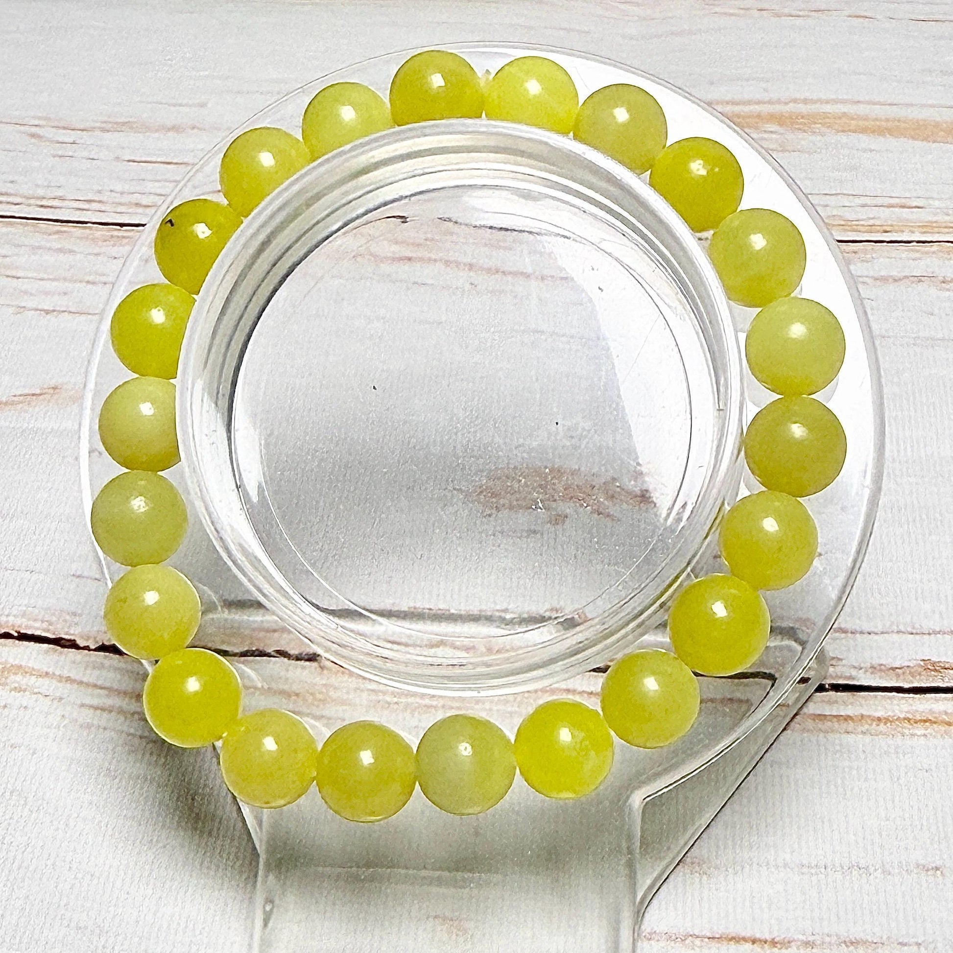 Bracelet perles rondes pierre naturelle semi précieuse