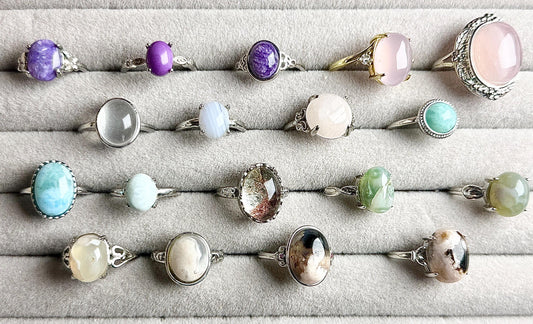 Bague pierre semi précieuse 2/7