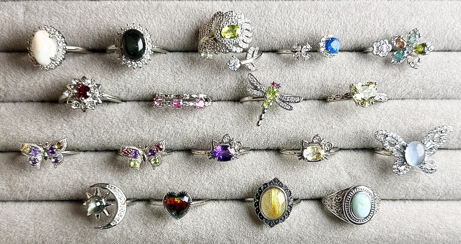 Bague pierre semi précieuse 6/7