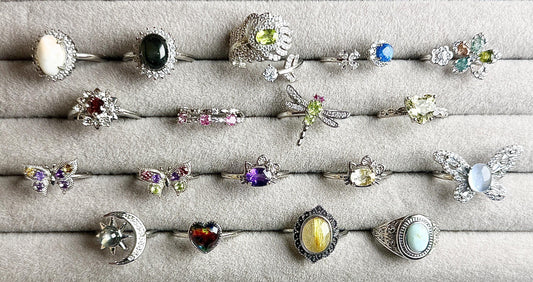 Bague pierre semi précieuse 6/7