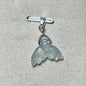 Pendentif queue de sirène en aigue marine pierre naturelle semi précieuse