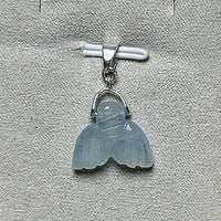 Pendentif queue de sirène en aigue marine pierre naturelle semi précieuse