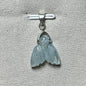 Pendentif queue de sirène en aigue marine pierre naturelle semi précieuse