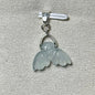 Pendentif queue de sirène en aigue marine pierre naturelle semi précieuse