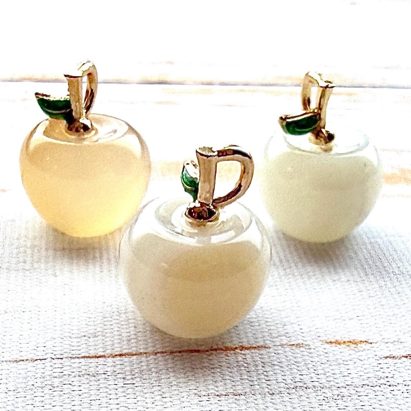 Mini pomme en pierre semi précieuses