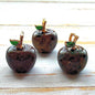 Mini pomme en pierre semi précieuses