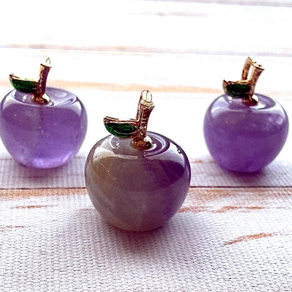Mini pomme en pierre semi précieuses