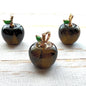 Mini pomme en pierre semi précieuses